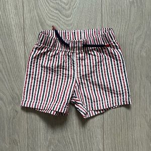 Old Navy striped seersucker swim shorts (0-3)